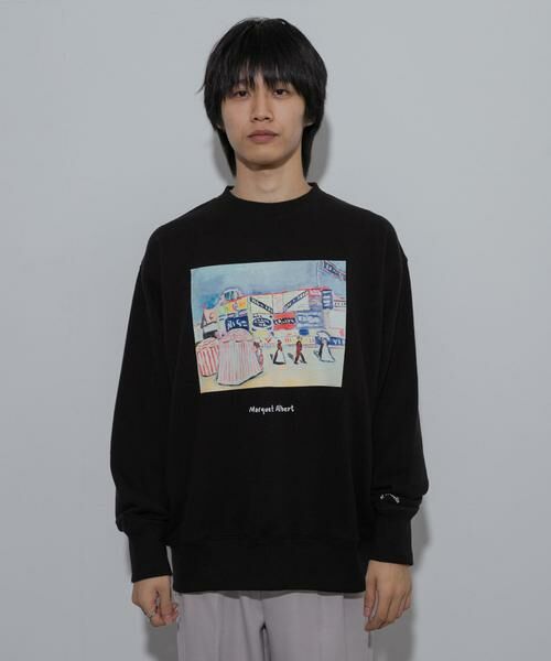 SENSE OF PLACE by URBAN RESEARCH / センスオブプレイス バイ アーバンリサーチ スウェット | 『別注』Albert Marquet プリントスウェット | 詳細15