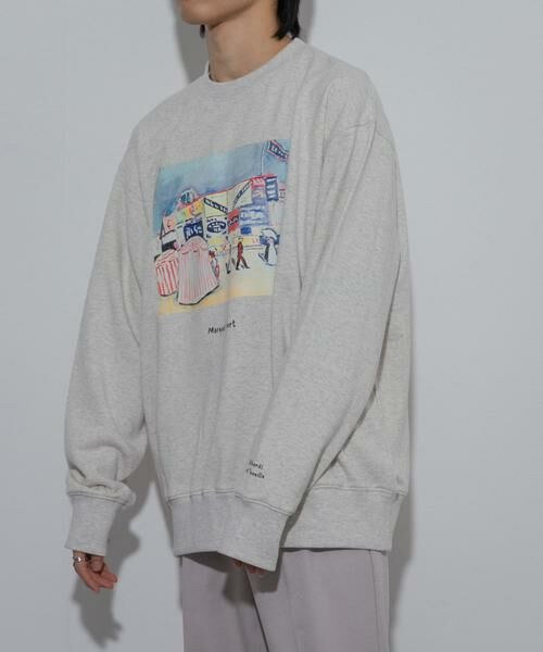SENSE OF PLACE by URBAN RESEARCH / センスオブプレイス バイ アーバンリサーチ スウェット | 『別注』Albert Marquet プリントスウェット | 詳細21