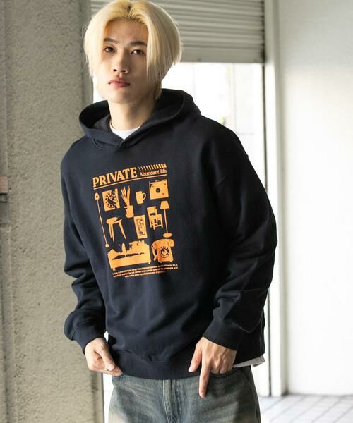 SENSE OF PLACE by URBAN RESEARCH / センスオブプレイス バイ アーバンリサーチ パーカー | Furniture Graphic hoodie | 詳細2
