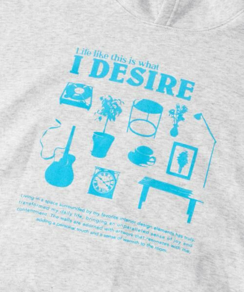 SENSE OF PLACE by URBAN RESEARCH / センスオブプレイス バイ アーバンリサーチ パーカー | Furniture Graphic hoodie | 詳細26