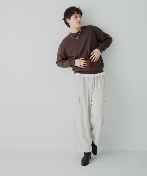 SENSE OF PLACE by URBAN RESEARCH / センスオブプレイス バイ アーバンリサーチ スウェット | ダンボールポンチクルーネックスウェット | 詳細23