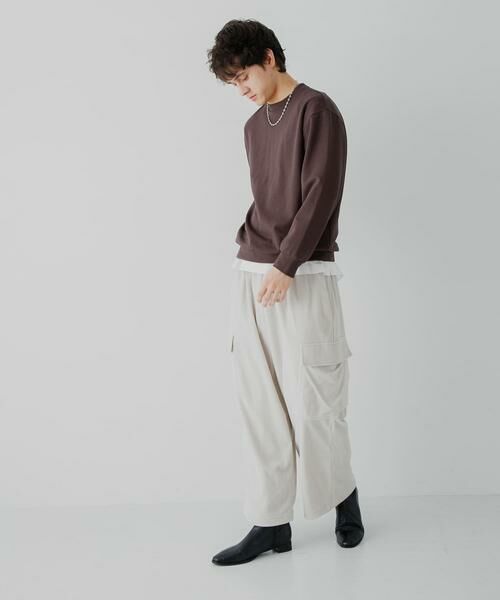 SENSE OF PLACE by URBAN RESEARCH / センスオブプレイス バイ アーバンリサーチ スウェット | ダンボールポンチクルーネックスウェット | 詳細24