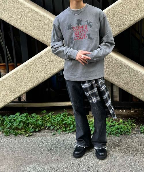 SENSE OF PLACE by URBAN RESEARCH / センスオブプレイス バイ アーバンリサーチ Tシャツ | 『別注』SHUHEI KOKI×SENSE OF PLACE　フェイクレイヤードTシャツ | 詳細12