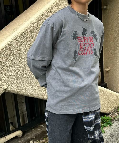 SENSE OF PLACE by URBAN RESEARCH / センスオブプレイス バイ アーバンリサーチ Tシャツ | 『別注』SHUHEI KOKI×SENSE OF PLACE　フェイクレイヤードTシャツ | 詳細6