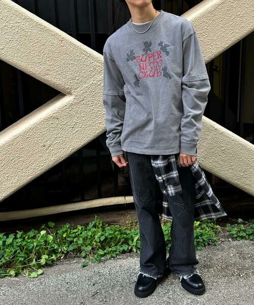 SENSE OF PLACE by URBAN RESEARCH / センスオブプレイス バイ アーバンリサーチ Tシャツ | 『別注』SHUHEI KOKI×SENSE OF PLACE　フェイクレイヤードTシャツ | 詳細10