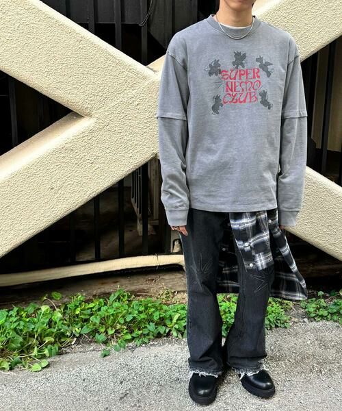 SENSE OF PLACE by URBAN RESEARCH / センスオブプレイス バイ アーバンリサーチ Tシャツ | 『別注』SHUHEI KOKI×SENSE OF PLACE　フェイクレイヤードTシャツ | 詳細11