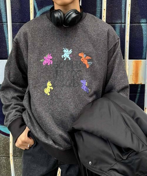 SENSE OF PLACE by URBAN RESEARCH / センスオブプレイス バイ アーバンリサーチ スウェット | 『別注』SHUHEI KOKI×SENSE OF PLACE　ラメスウェット | 詳細6