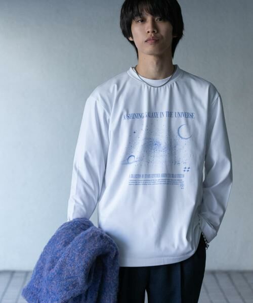 SENSE OF PLACE by URBAN RESEARCH / センスオブプレイス バイ アーバンリサーチ Tシャツ | Galaxy Graphic Long-Sleeve T-shirts | 詳細1