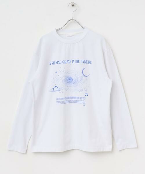SENSE OF PLACE by URBAN RESEARCH / センスオブプレイス バイ アーバンリサーチ Tシャツ | Galaxy Graphic Long-Sleeve T-shirts | 詳細10