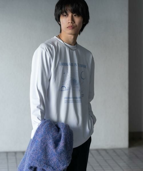 SENSE OF PLACE by URBAN RESEARCH / センスオブプレイス バイ アーバンリサーチ Tシャツ | Galaxy Graphic Long-Sleeve T-shirts | 詳細2