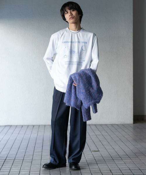 SENSE OF PLACE by URBAN RESEARCH / センスオブプレイス バイ アーバンリサーチ Tシャツ | Galaxy Graphic Long-Sleeve T-shirts | 詳細4