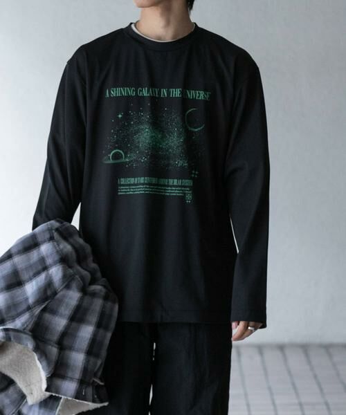 SENSE OF PLACE by URBAN RESEARCH / センスオブプレイス バイ アーバンリサーチ Tシャツ | Galaxy Graphic Long-Sleeve T-shirts | 詳細12