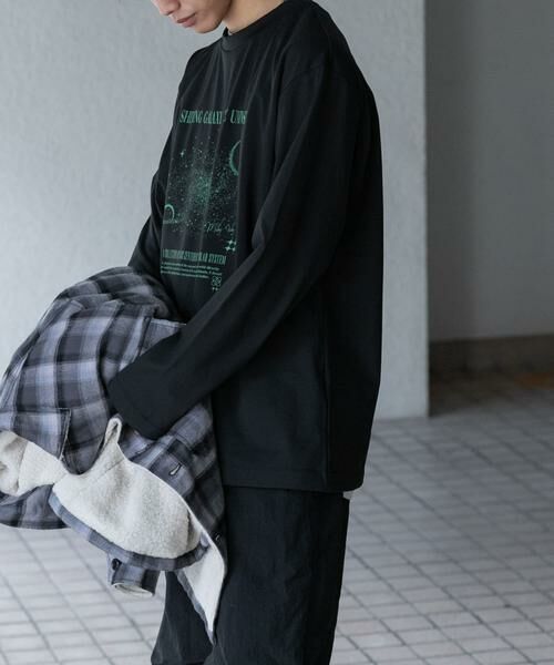 SENSE OF PLACE by URBAN RESEARCH / センスオブプレイス バイ アーバンリサーチ Tシャツ | Galaxy Graphic Long-Sleeve T-shirts | 詳細14