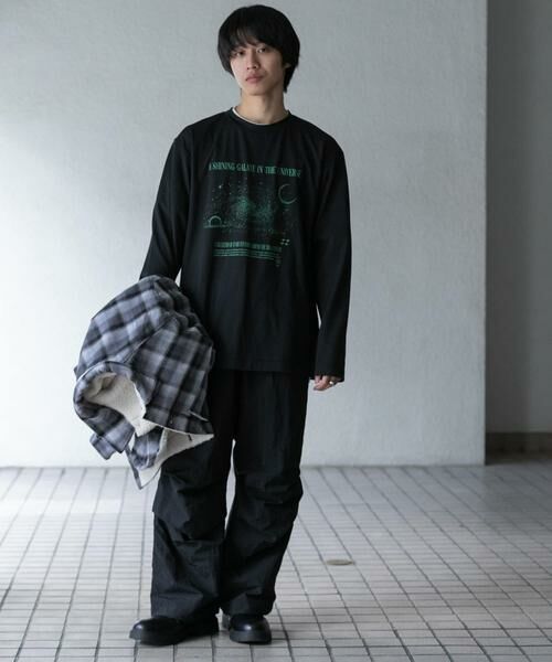 SENSE OF PLACE by URBAN RESEARCH / センスオブプレイス バイ アーバンリサーチ Tシャツ | Galaxy Graphic Long-Sleeve T-shirts | 詳細15