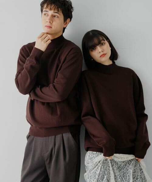 SENSE OF PLACE by URBAN RESEARCH / センスオブプレイス バイ アーバンリサーチ ニット・セーター | ストレッチモックネックニット | 詳細1