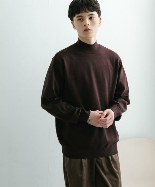 SENSE OF PLACE by URBAN RESEARCH / センスオブプレイス バイ アーバンリサーチ ニット・セーター | ストレッチモックネックニット | 詳細12