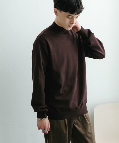 SENSE OF PLACE by URBAN RESEARCH / センスオブプレイス バイ アーバンリサーチ ニット・セーター | ストレッチモックネックニット | 詳細13