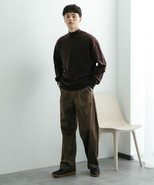 SENSE OF PLACE by URBAN RESEARCH / センスオブプレイス バイ アーバンリサーチ ニット・セーター | ストレッチモックネックニット | 詳細16