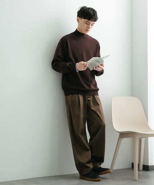 SENSE OF PLACE by URBAN RESEARCH / センスオブプレイス バイ アーバンリサーチ ニット・セーター | ストレッチモックネックニット | 詳細17