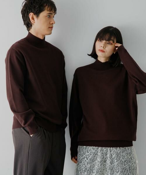 SENSE OF PLACE by URBAN RESEARCH / センスオブプレイス バイ アーバンリサーチ ニット・セーター | ストレッチモックネックニット | 詳細2