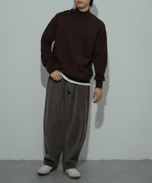SENSE OF PLACE by URBAN RESEARCH / センスオブプレイス バイ アーバンリサーチ ニット・セーター | ストレッチモックネックニット | 詳細24