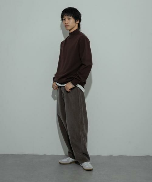 SENSE OF PLACE by URBAN RESEARCH / センスオブプレイス バイ アーバンリサーチ ニット・セーター | ストレッチモックネックニット | 詳細25