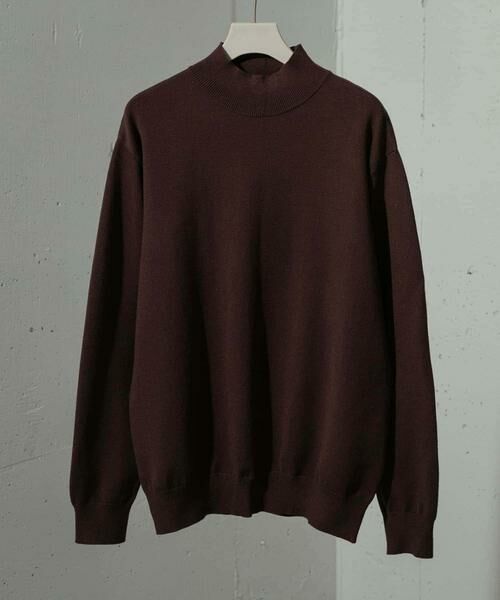 SENSE OF PLACE by URBAN RESEARCH / センスオブプレイス バイ アーバンリサーチ ニット・セーター | ストレッチモックネックニット | 詳細26
