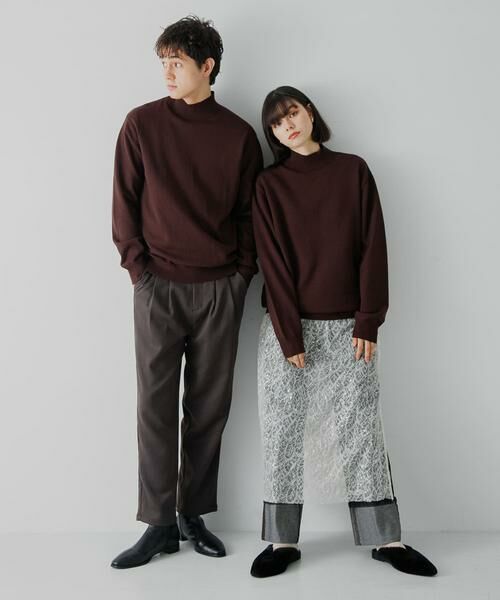 SENSE OF PLACE by URBAN RESEARCH / センスオブプレイス バイ アーバンリサーチ ニット・セーター | ストレッチモックネックニット | 詳細3