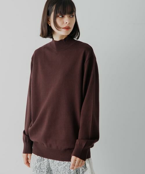 SENSE OF PLACE by URBAN RESEARCH / センスオブプレイス バイ アーバンリサーチ ニット・セーター | ストレッチモックネックニット | 詳細7