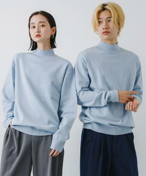 SENSE OF PLACE by URBAN RESEARCH / センスオブプレイス バイ アーバンリサーチ ニット・セーター | ストレッチモックネックニット | 詳細29