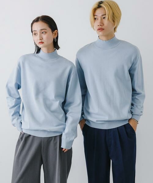 SENSE OF PLACE by URBAN RESEARCH / センスオブプレイス バイ アーバンリサーチ ニット・セーター | ストレッチモックネックニット | 詳細30