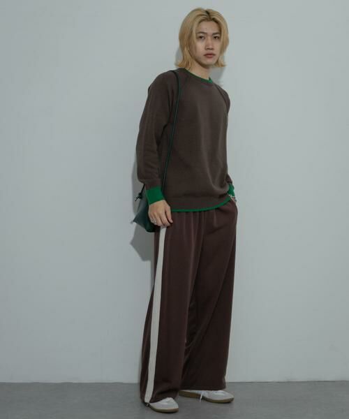 SENSE OF PLACE by URBAN RESEARCH / センスオブプレイス バイ アーバンリサーチ ニット・セーター | 『ユニセックス』『洗濯可』ストレッチリブハイショクラインニット | 詳細6