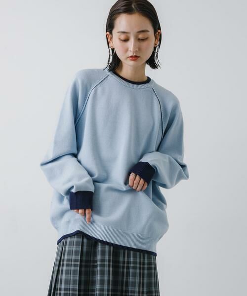 SENSE OF PLACE by URBAN RESEARCH / センスオブプレイス バイ アーバンリサーチ ニット・セーター | 『ユニセックス』『洗濯可』ストレッチリブハイショクラインニット | 詳細25