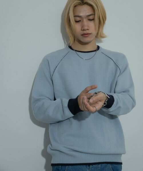 SENSE OF PLACE by URBAN RESEARCH / センスオブプレイス バイ アーバンリサーチ ニット・セーター | 『ユニセックス』『洗濯可』ストレッチリブハイショクラインニット | 詳細18