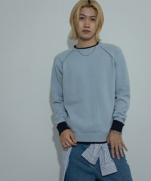 SENSE OF PLACE by URBAN RESEARCH / センスオブプレイス バイ アーバンリサーチ ニット・セーター | 『ユニセックス』『洗濯可』ストレッチリブハイショクラインニット | 詳細19