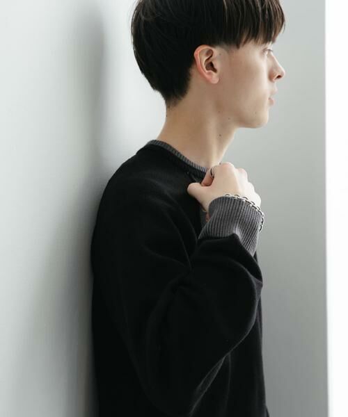 SENSE OF PLACE by URBAN RESEARCH / センスオブプレイス バイ アーバンリサーチ ニット・セーター | 『ユニセックス』『洗濯可』ストレッチリブハイショクラインニット | 詳細22