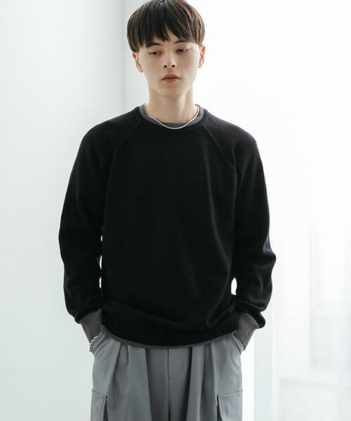 SENSE OF PLACE by URBAN RESEARCH / センスオブプレイス バイ アーバンリサーチ ニット・セーター | 『ユニセックス』『洗濯可』ストレッチリブハイショクラインニット | 詳細25