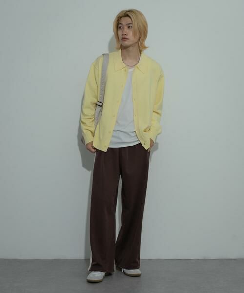 SENSE OF PLACE by URBAN RESEARCH / センスオブプレイス バイ アーバンリサーチ ニット・セーター | 『ユニセックス』『洗濯可』ストレッチシャツカーディガン | 詳細5