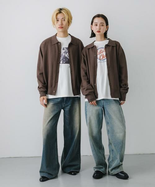 SENSE OF PLACE by URBAN RESEARCH / センスオブプレイス バイ アーバンリサーチ ニット・セーター | 『ユニセックス』『洗濯可』ストレッチシャツカーディガン | 詳細22