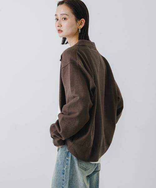 SENSE OF PLACE by URBAN RESEARCH / センスオブプレイス バイ アーバンリサーチ ニット・セーター | 『ユニセックス』『洗濯可』ストレッチシャツカーディガン | 詳細28