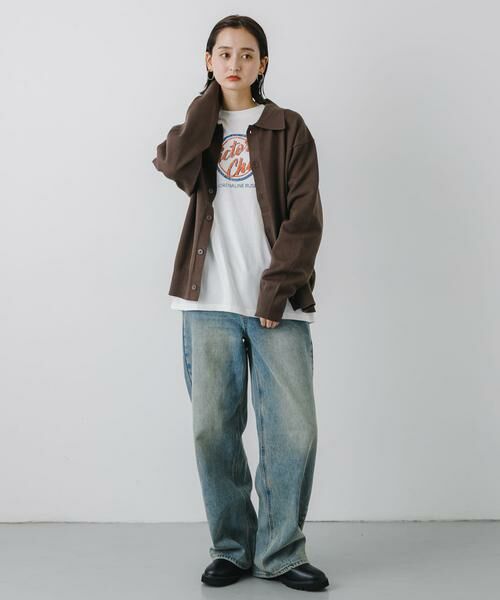 SENSE OF PLACE by URBAN RESEARCH / センスオブプレイス バイ アーバンリサーチ ニット・セーター | 『ユニセックス』『洗濯可』ストレッチシャツカーディガン | 詳細29