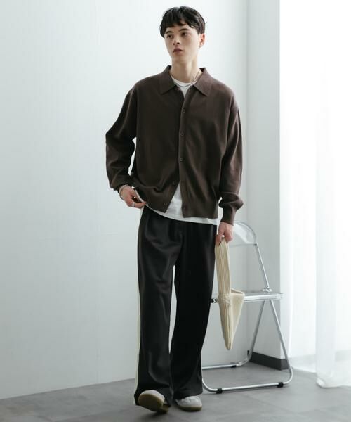 SENSE OF PLACE by URBAN RESEARCH / センスオブプレイス バイ アーバンリサーチ ニット・セーター | 『ユニセックス』『洗濯可』ストレッチシャツカーディガン | 詳細17