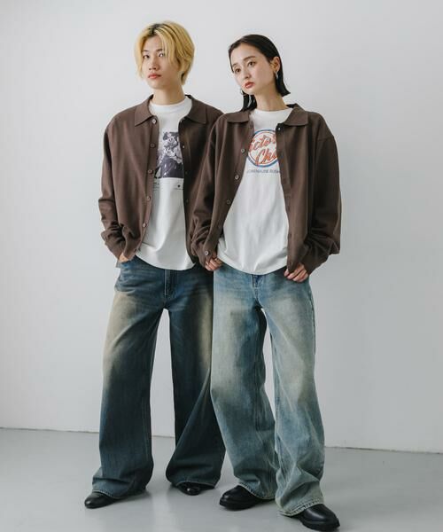 SENSE OF PLACE by URBAN RESEARCH / センスオブプレイス バイ アーバンリサーチ ニット・セーター | 『ユニセックス』『洗濯可』ストレッチシャツカーディガン | 詳細21