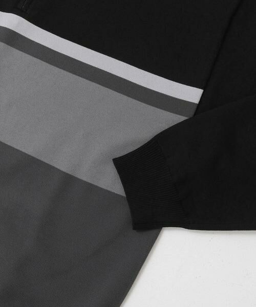 SENSE OF PLACE by URBAN RESEARCH / センスオブプレイス バイ アーバンリサーチ ニット・セーター | パネルボーダーハーフZIPニット | 詳細29