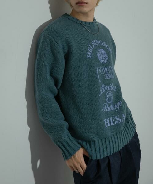 SENSE OF PLACE by URBAN RESEARCH / センスオブプレイス バイ アーバンリサーチ ニット・セーター | 『洗濯可』グラフィックプリントニット | 詳細1