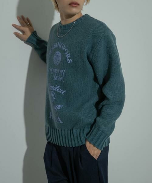 SENSE OF PLACE by URBAN RESEARCH / センスオブプレイス バイ アーバンリサーチ ニット・セーター | 『洗濯可』グラフィックプリントニット | 詳細2