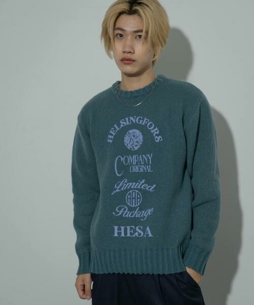 SENSE OF PLACE by URBAN RESEARCH / センスオブプレイス バイ アーバンリサーチ ニット・セーター | 『洗濯可』グラフィックプリントニット | 詳細4