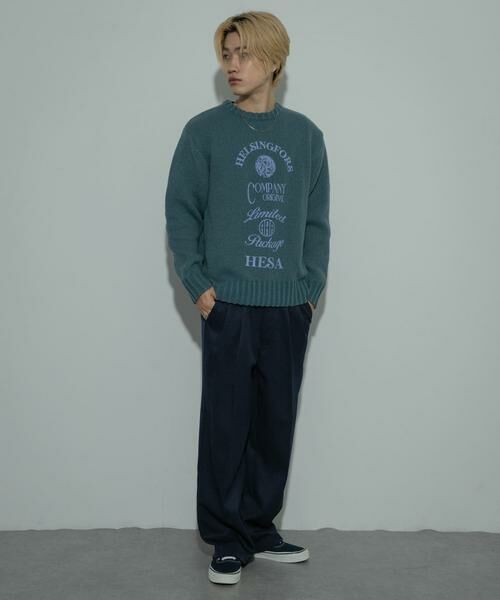 SENSE OF PLACE by URBAN RESEARCH / センスオブプレイス バイ アーバンリサーチ ニット・セーター | 『洗濯可』グラフィックプリントニット | 詳細6