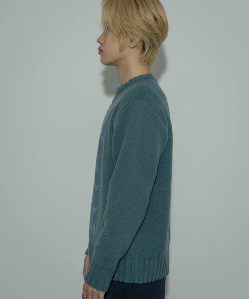 SENSE OF PLACE by URBAN RESEARCH / センスオブプレイス バイ アーバンリサーチ ニット・セーター | 『洗濯可』グラフィックプリントニット | 詳細9