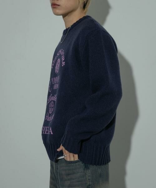 SENSE OF PLACE by URBAN RESEARCH / センスオブプレイス バイ アーバンリサーチ ニット・セーター | 『洗濯可』グラフィックプリントニット | 詳細14